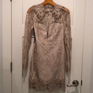 Saylor Nude lace Leondra dress